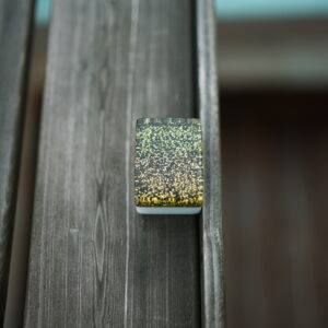 A1 Crystal Black Gold Mahjong Tiles