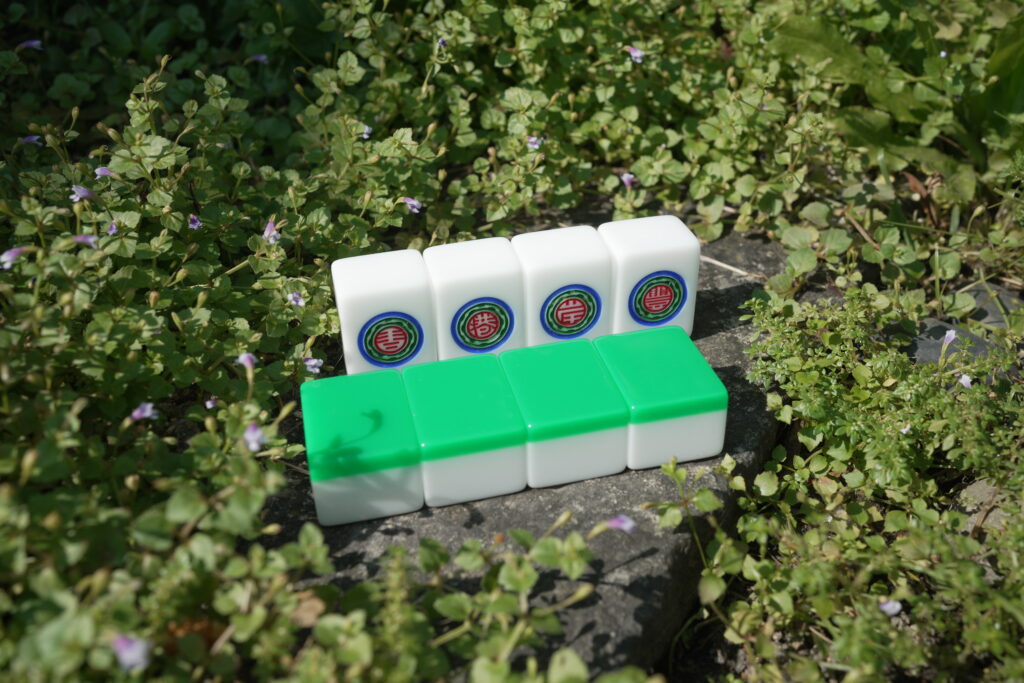 A1 Green Mahjong Tiles