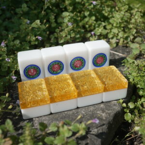 A1 Premium Gold Fabric Mahjong Tiles