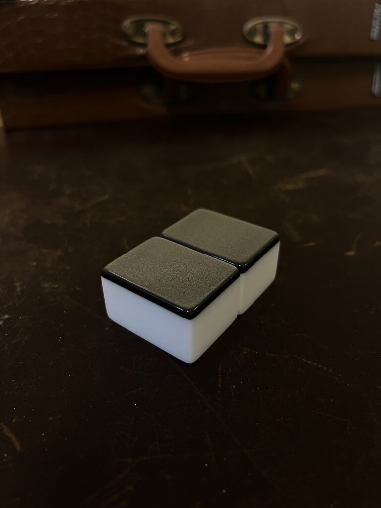 A2 Pearl Grey Mahjong Tiles